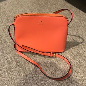 Kate Spade small crossbody in coral color